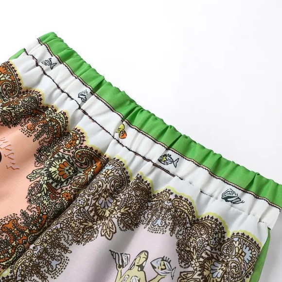 Lena Vie Drop Casual Tailored Shirt + Pant Set - Picture 5 of 11